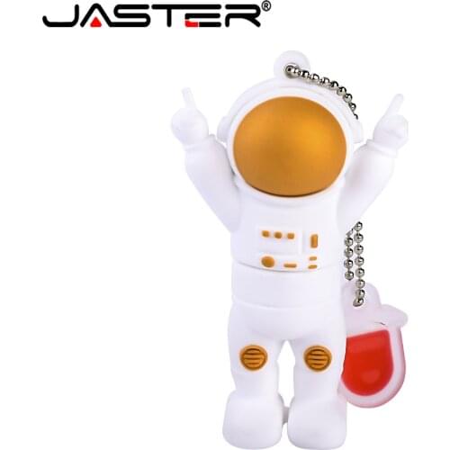 Cartoon pen drive Astronaut USB flash drives 128GB Cute & Hot Fashion Flash USB Stick 64GB Pendrive Memory disk key chain gifts