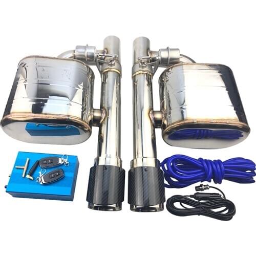 Exhaust valve muffler 51mm63mm70mm76mm electric valve muffler valve + A.K tail throat muffler exhaust valve electric control car