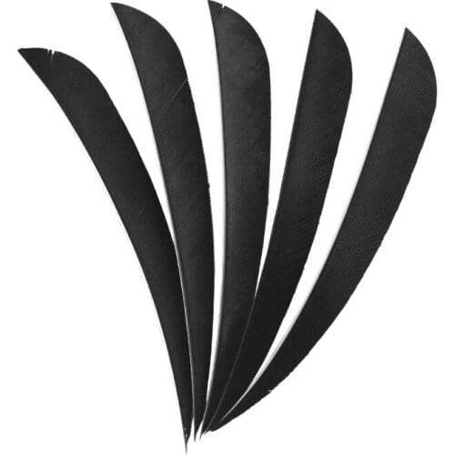 100pcs Turkey Arrow Feather 3 Inch Water Drop Right Wing Fletchings For Archery Hunting and Shooting Arrow Accessories Fletches