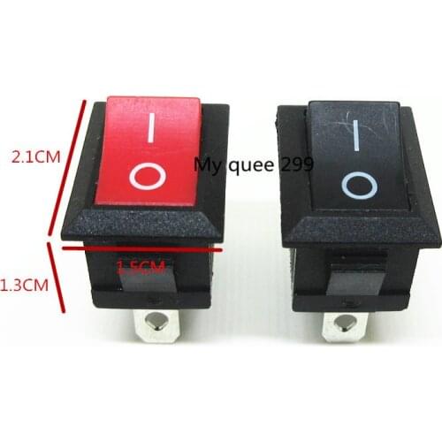13 * 19/15 * 21mm black/red KCD1 / RY1-101 boat / boat switch 3 feet power switch