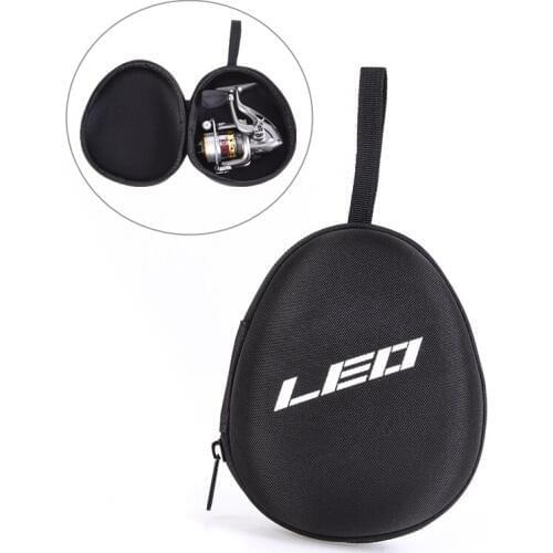 16 x 13 x 9cm EVA Fishing Reel Storage Bag with Vent Holes Spinning Drum Baitcasting Wheel Protective Case Cover