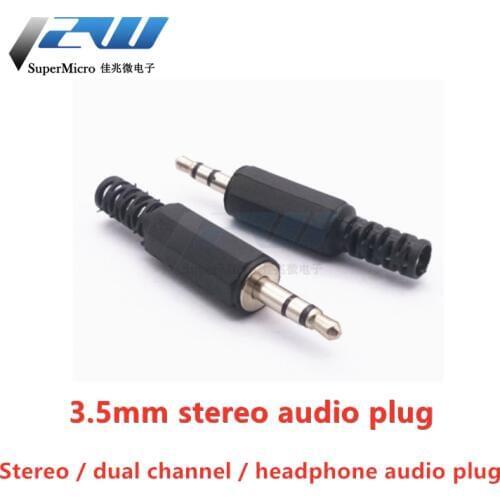 5 pcs 3.5mm 1/8 "Male Audio Jack 3.5 Jack 4 Sections Balance Plug for Microphone Headphone Audio Jack Headphone Jack