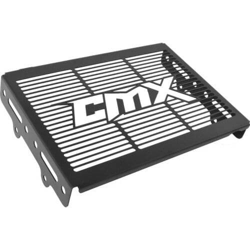 Black Radiator Water Cooler Grille Guard Cover Protector Steel For HONDA Rebel CMX 300 500 CMX300 CMX500 2017 2018 2019 2020