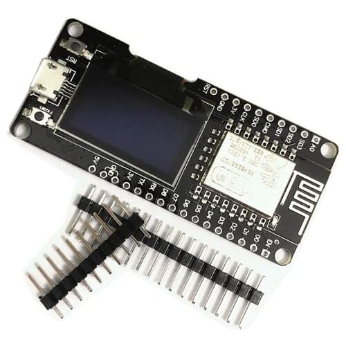 ESP8266 ESP-12F WIFI Module Wireless CP2102 Development Board 0.96 inch OLED Display with Pin for Anrduino NodeMCU WeMos