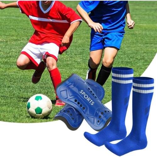 Soccer Shin Guards for Kids Adult Shin Guard Sleeves for Football Games Non-slip Leg Protection Football Stockings