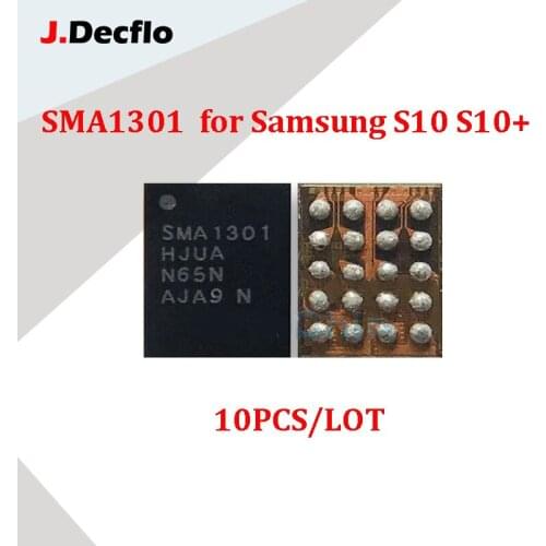 JDecflo 10pcs/lot SMA1301 Audio IC Codec Sound Chip Module For Samsung S10 S10+ A10 A50 A305 A105F Integrated Circuit Repair