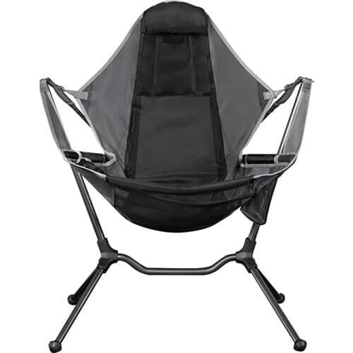 For Outdoor Camping Fishing Chairs Stargaze Recliner Luxury Camp Chair Breathable Mesh Construction 2 Side Pockets