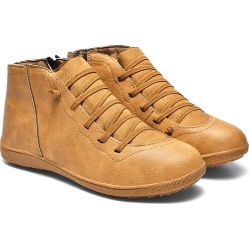 Men Martin Boots 2021 Autumn Waterproof Leather Sneakers Super Warm Mens Boots Outdoor Male Snow Boots Work Shoes Size 39-47