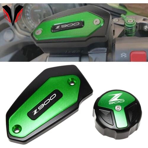2021 New Model Front & Rear brake Fluid Cylinder Master Reservoir Cover Cap For Kawasaki Z900 z 900 2018 2019 2020 2017