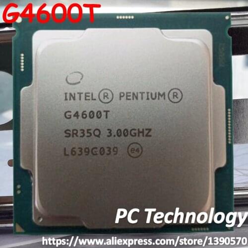 Original Intel Pentium G4600T QS Version G4600T 3.00GHz 3M LGA1151 desktop processor Dual Core CPU HD630 Graphics Free shipping