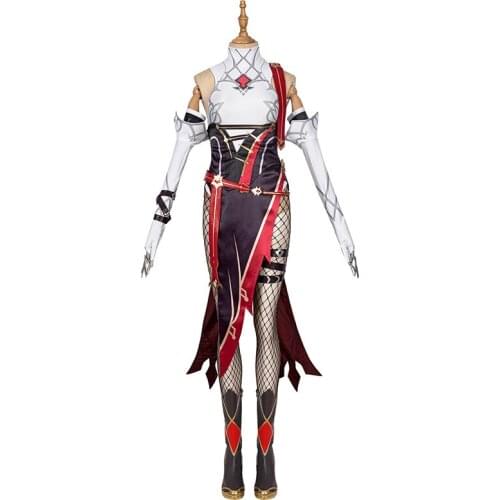 Hot Game Genshin Impact Nun Rosalia Cosplay Costume Sexy Dress Free Shipping X