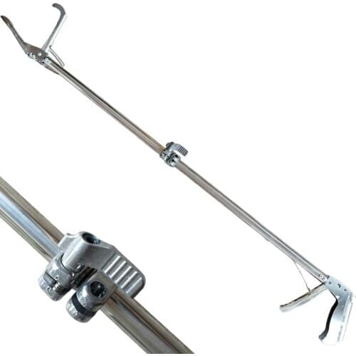 1.2m Foldable Reptile Snake Tongs Stick Grabber Foldable Catcher Wide Jaw Tool Heavy Duty Pest Control Products 120CM