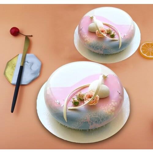 Oblate Shaped Silicone Mold Round Cake Mousse Mold for Baking Tray Chocolate Dessert Baking Pan Cake Decorating Tools