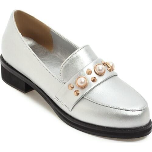 Low to 18 years in early spring the new comfortable with square yards with rivet size 30-46 womens shoes, 18315