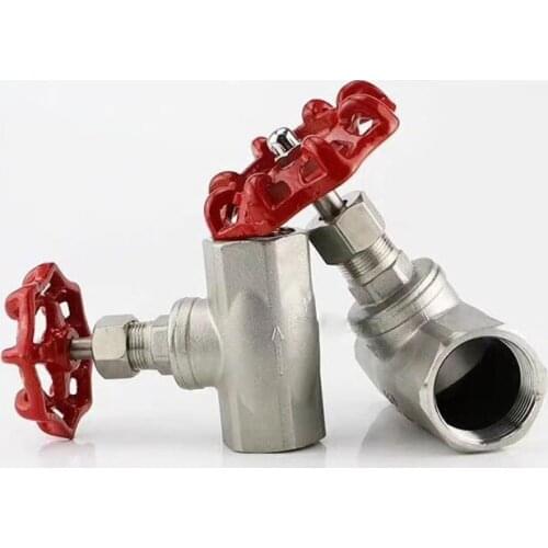Shut-off Valve 1/2" 3/4" 1" DN15-DN25 Manual Globe Valve Stainless Steel 304 Female Stop Valve