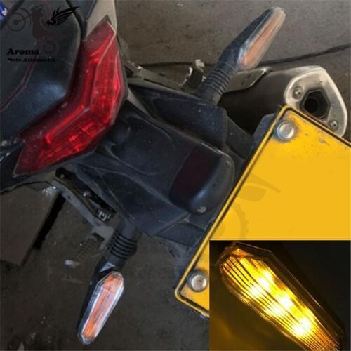Yellow lighting ATV Off-road part racing moto indicator dirt pit bike flasher for KTM motocross turn signal light motorcycle LED