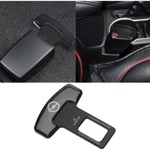 1/2Pcs Metal Car Interior Seat Belt Clip Safety Belt Plug For Opel Astra H G J Insignia Mokka Zafira Corsa Vectra C D