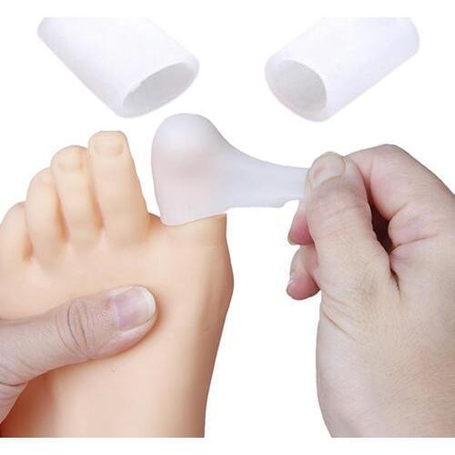 Hot sale 1 Pair of Silicone Footcare Protective Toe Caps to Prevent Blisters Corns Footcare easy to use