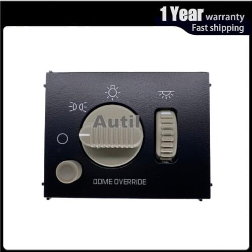 15755595 Car Headlight Fog Lamp Dimmer Control Light Switch for Chevy Silverado Suburban Tahoe Avalanche GMC Sierra Yukon