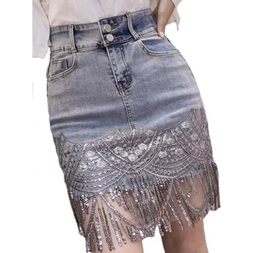 BunniesFairy Denim Skirts For Women