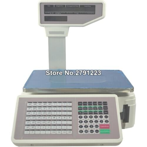 Digital Price Computing Scale Thermal Printer weighing scale thermal receipt printing digital cash register scale for POS System