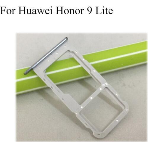 For Huawei honor 9lite New Original SIM SD Card Holder Sim Tray Reader For Huawei honor 9 lite Cell Phone