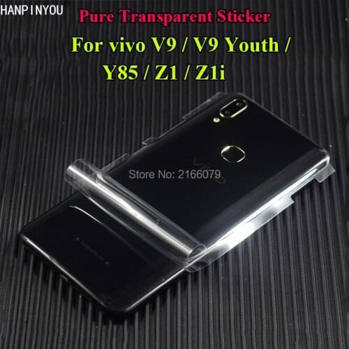 For vivo V9 / V9 Youth / Y85 / Z1 / Z1i Full Cover Protective Sticker Durable Pure Transparent Back Screen Protector Film