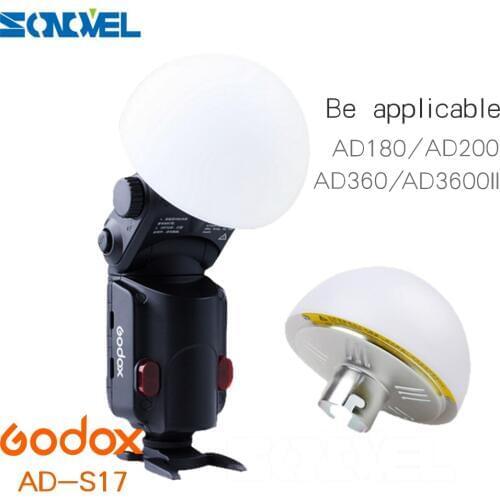 Godox AD-S17 180 Degrees Wide Angle Soft Focus Shade Diffuser for Speedlite Flash AD200 AD180 AD360 AD360II