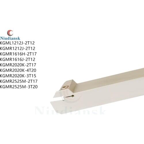 KGMR1212J-2T12 CNC Lathe Tool KGMR1616H-2T17 KGMR2020K-2T17 KGMR2525M-3T20 External Grooving Turning Tool Holder KGMR Arbor KGML
