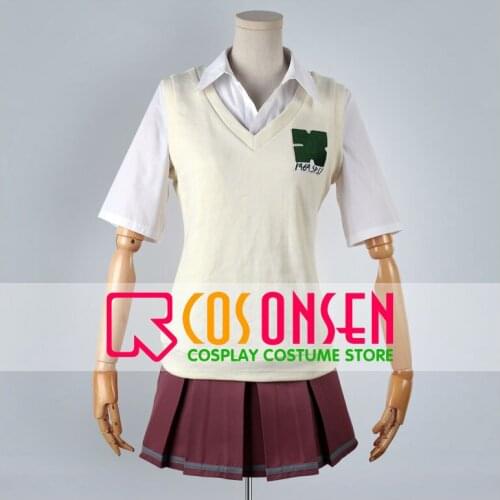 COSPLAYONSEN Terror in Resonance Lisa Mishima Cosplay Costume 4 Pcs Full Set With Stockings