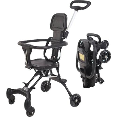 Lightweight Baby Stroller Travel Baby Trolley Four Wheels Stroller Foldable Infant Toddler Pram Lightweight Wheelchair 6M-6Y