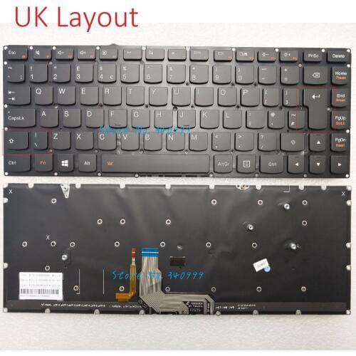 New UK keyboard for Lenovo Yoga 4 Pro Yoga 900-13ISK 900-13ISK2 backlit