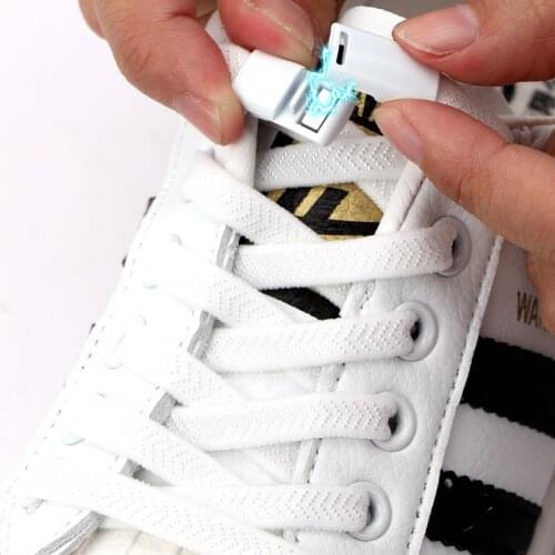 NEW Magnetic Lock Shoelaces No Tie Shoe Laces Sneakers Elastic Shoelace Kids Adult Lazy Lace Metal Lock Laces Shoes Accessories