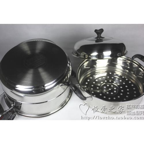28cm stainless steel steamer large