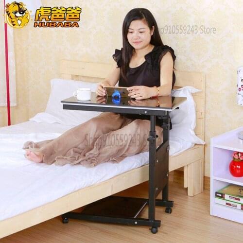 Installation-free Folding Lift Bedside Laptop Desk Bed Desk Writing Desk Sofa Bedside Table