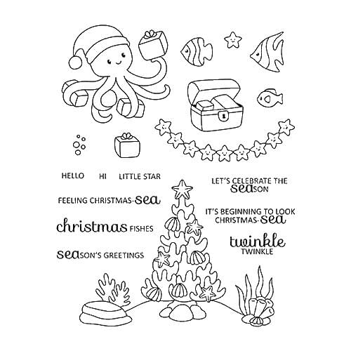 Christmas animal Transparent Clear Stamp for DIY scrapbooking/Card Making C709