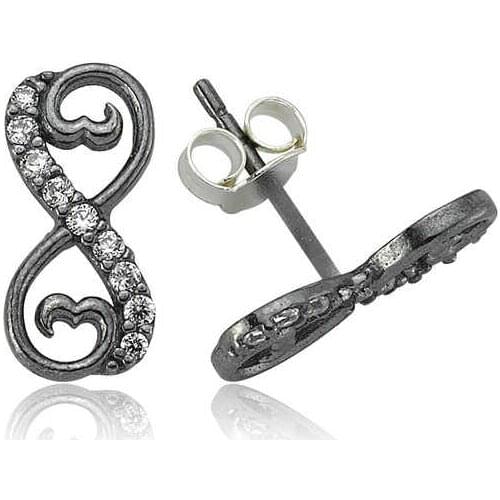 Silver Five Rows White Full tour Earring , Quality products , Flashy Designs , Hundreds of kinds of earrings