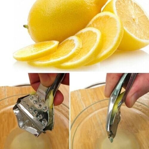 Stainless Steel Lemon Squeezer Hand Press Lemon Squeezer Manual Kitchen Tools Stainless Steel Orange Juicer