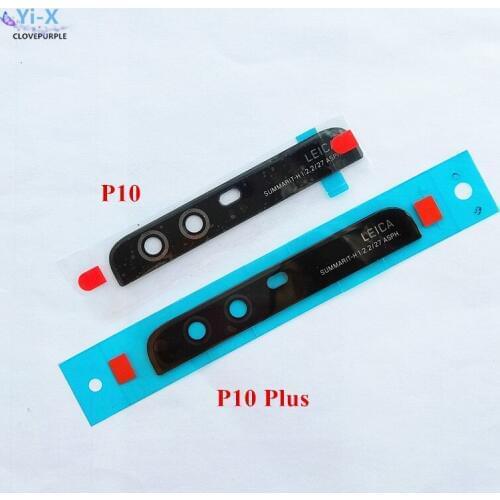 10PCS/Lot Rear Back Camera Glass Lens Cover For Huawei Ascend P10 / P10 Plus Replacement Parts