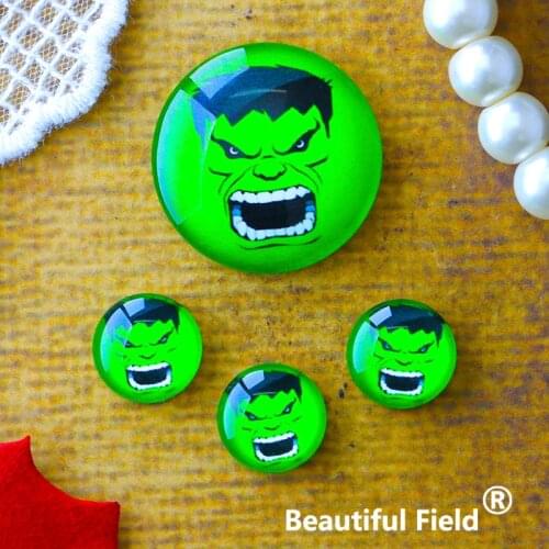 12mm 25mm 14mm 16mm 18mm 20mm Photo Glass Cabochons Round Cameo Set Handmade Settings Stone Hero XCZ350