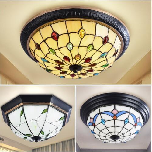 Light country style ceiling lamp Mediterranean terrace lamp aisle corridor pastoral bedroom porch ceiling light ZA816