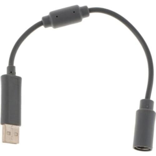 23cm USB Dongle Breakaway Connection Cable Plug& Play Cord Adapter for Microsoft Xbox 360 Controller