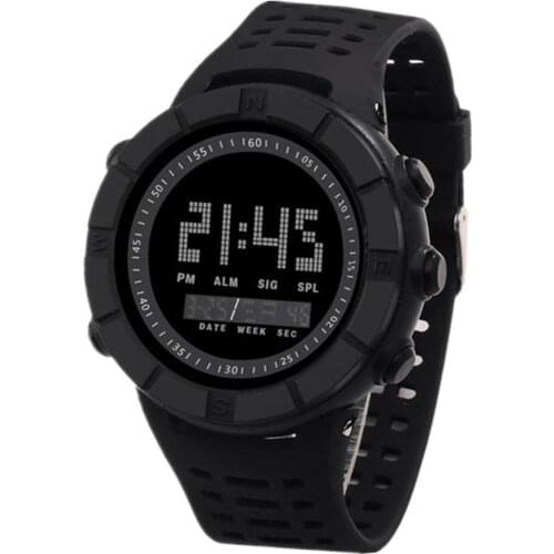 Waterproof Watch for Men Waterproof Smart Watch Men Round Dial Outdoor Sport Digital Watch Electronic Wrist Watch montre homme