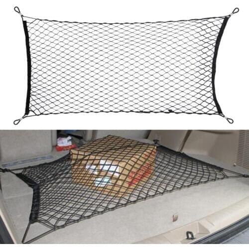 VODOOL Car Styling Boot String Mesh Bag Elastic Nylon Car Rear Cargo Trunk Storage Organizer Luggage Net Holder Auto Accessory