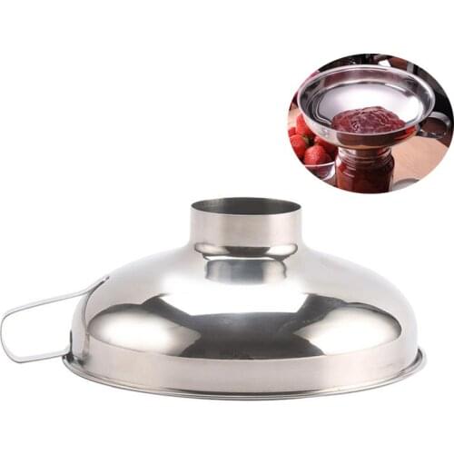 Funnel For Cans Wide Throat Canning Hopper Filter Leak Bottle for Pour Oil Wine Liquid Hopper Kitchen Accessories