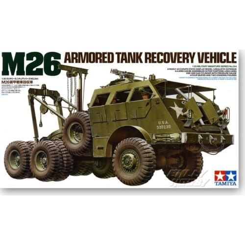 1/35 Tamiya Assembled Model American Dragon Car M26/Dragon Trailer Series Collection Plastic Building Painting Model Toys