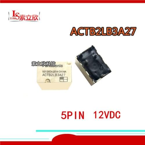 10pcs / Lot New Automotive Relay ACTB2LB3A27 12VDC DC12V 5PIN Close and far light headlight relay