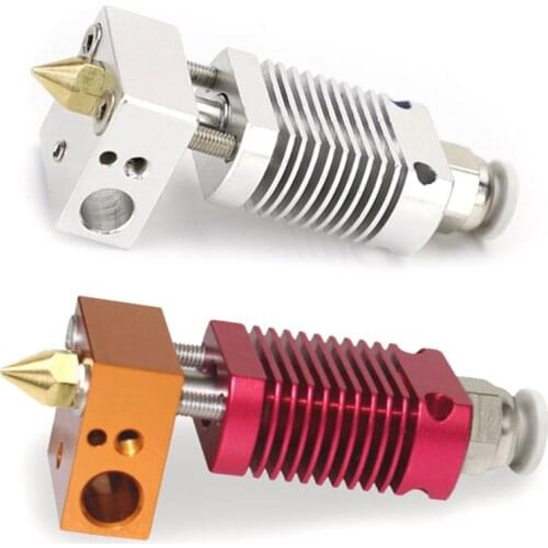 3D Printer Assembled Extruder Hot End Kit for Creality CR-10/CR10S/Ender 3/Ender 5 0.4mm Nozzle Heating Block Accessories