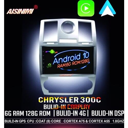 AISINIMI Android 10 Car Dvd Player navigation For Chrysler 300C 2004-2008 Car Audio Gps Multimedia Stereo Monitor