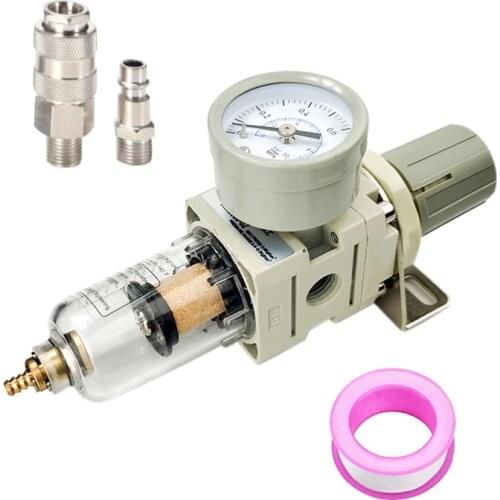 Free shipping AW2000-02 Pneumatic Air Source Treatment Filter Pressure Regulator Gauge Compressor filter